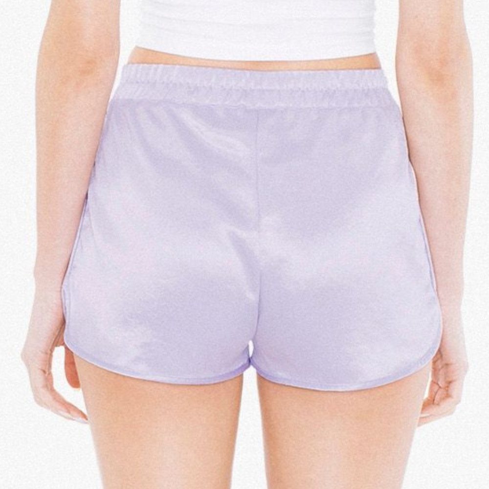NEW AA Metallic High Waist Running Short Lavender